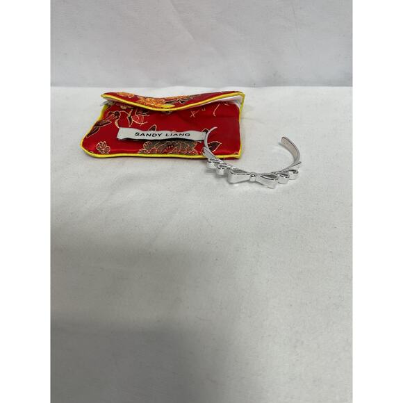 Sandy Liang 'Bulma' Silver Cuff Size OS - Picture 2 of 3
